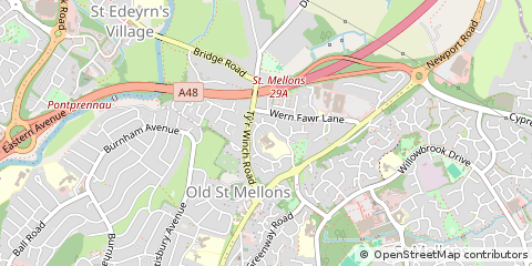 Map of Cardiff