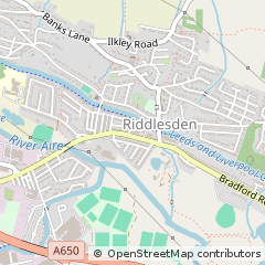 Map of Keighley, West Yorkshire
