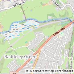 Map of Stockton Brook, Staffordshire