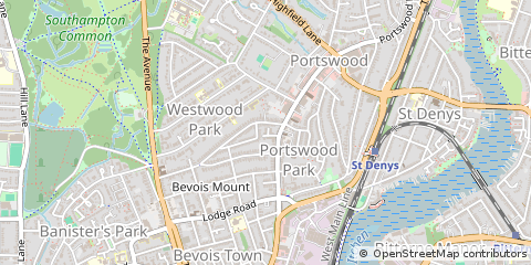 Map of Southampton