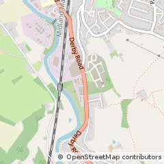 Map of Belper, Derbyshire