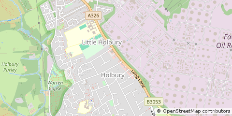 Map of Southampton, Hampshire