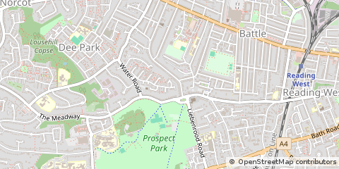 Map of Reading