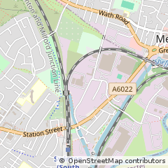 Map of Mexborough, South Yorkshire