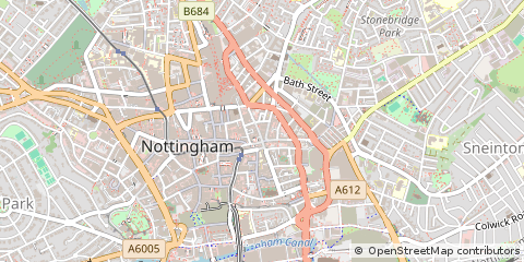 Map of Nottingham