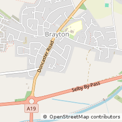 Map of Selby, North Yorkshire