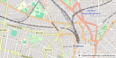 Map of Brighton