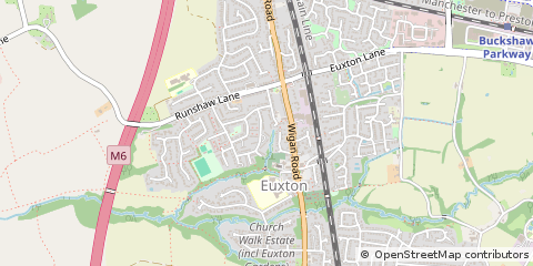 Map of Chorley