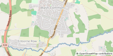 Map of Newbury, Berkshire