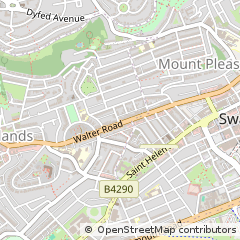 Map of Swansea