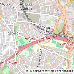 Map of Leeds, West Yorkshire