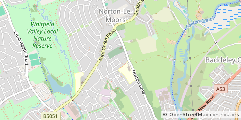 Map of Stoke-on-Trent