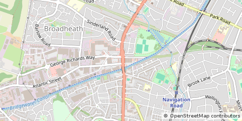 Map of Altrincham