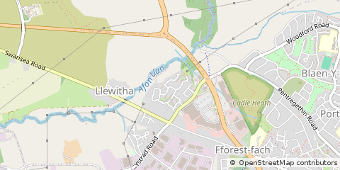 Map of Swansea