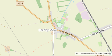 Map of Retford, Nottinghamshire