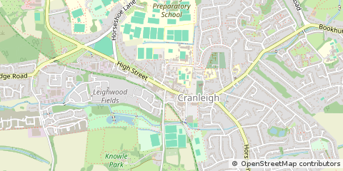 Map of Cranleigh