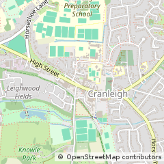 Map of Cranleigh
