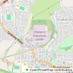 Map of Atherton, Lancashire