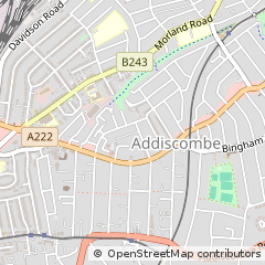 Map of Croydon