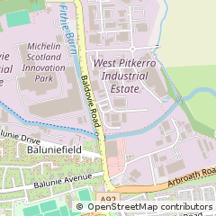 Map of Broughty Ferry, Dundee