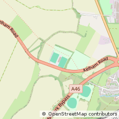 Map of Newark on Trent, Notts