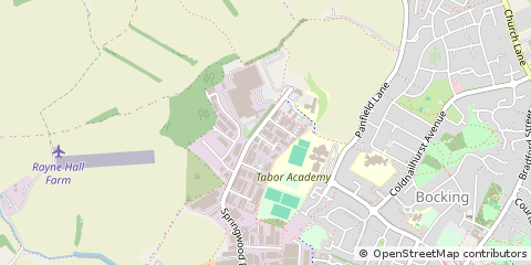 Map of Braintree, Essex