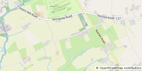Map of Ballyclare, Antrim