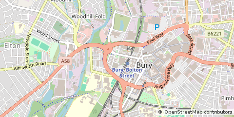 Map of Bury