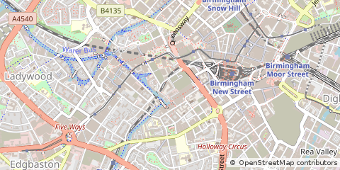Map of Birmingham