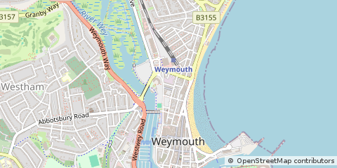 Map of Weymouth