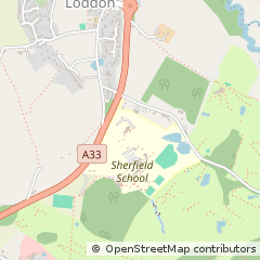 Map of Hook, Hampshire