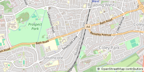 Map of Reading