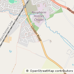 Map of Holmes Chapel, Cheshire