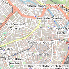 Map of Sheffield