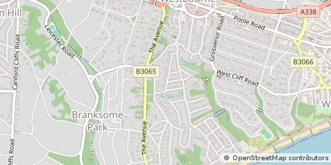 Map of Bournemouth