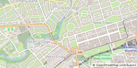 Map of Edinburgh, Lothian