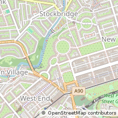 Map of Edinburgh, Lothian