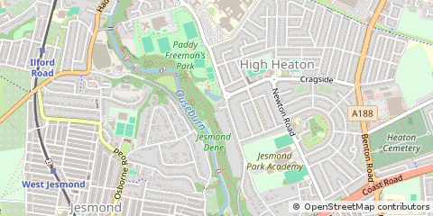Map of Newcastle Upon Tyne