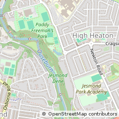 Map of Newcastle Upon Tyne