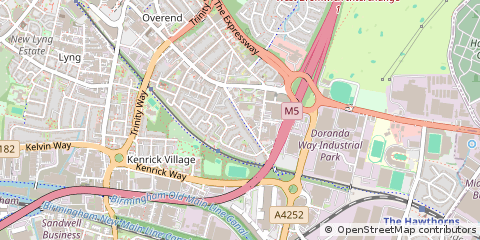 Map of West Bromwich, West Midlands