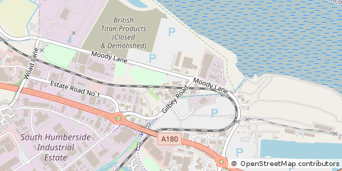 Map of Grimsby, Lincolnshire