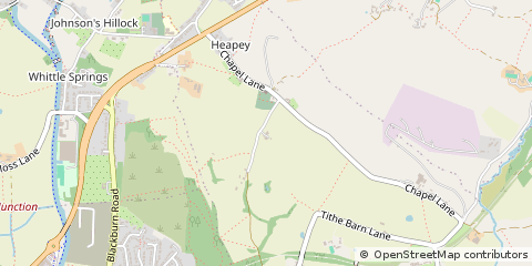 Map of Chorley, Lancashire