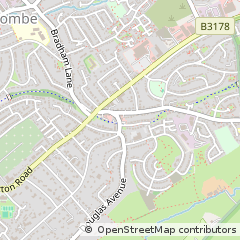 Map of Exmouth, Devon