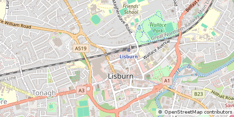 Map of Lisburn