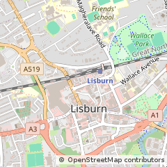 Map of Lisburn