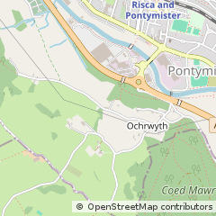 Map of Newport, Gwent
