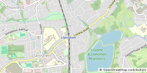 Map of Cardiff