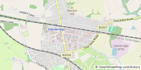 Map of Edenbridge