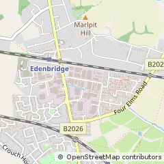 Map of Edenbridge