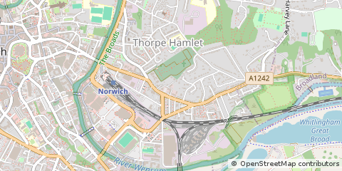 Map of Norwich, Norfolk